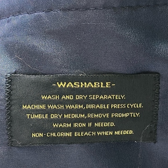 HAGGAR Men’s Navy Blazer Size 38 - Picture 4 of 10